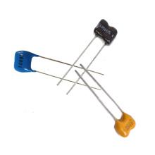 Radial Type Mica Capacitor Yellow Color Brown Color